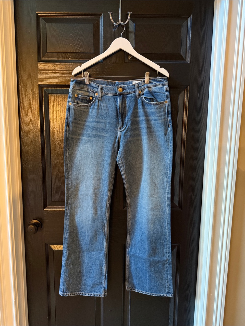 rag & bone Medium Blue Boot Cut Jeans